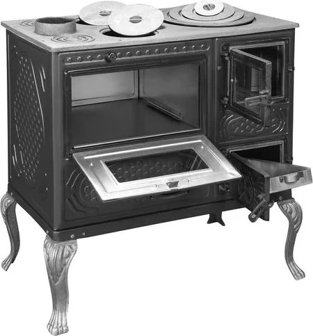 Hunor TK-502 Szabadonálló Balos Sparhelt 790 W - Fekete