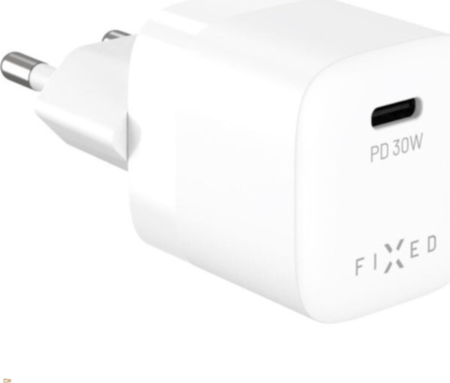 Fixeed FIXCG30M-C-WH USB-C Hálózati Töltő Adapter 30W - Fehér