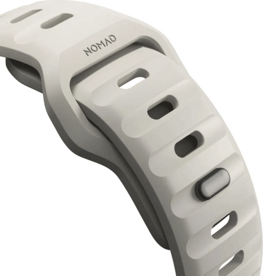 Nomad Apple Watch Szilikon Okosóra Szíj 49 / 45 / 44 / 42 mm - Bézs