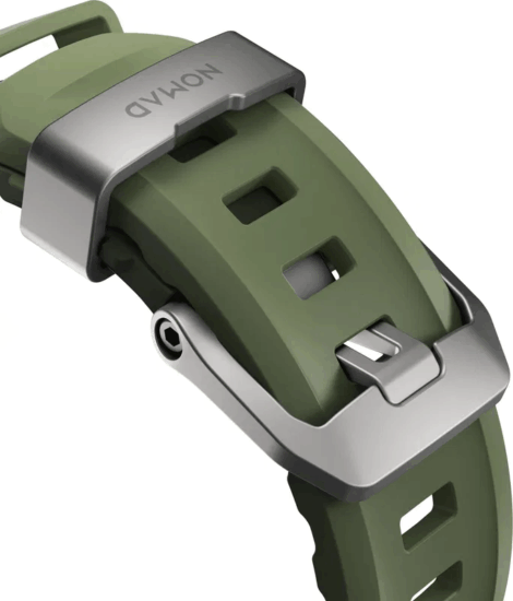 Nomad Apple Watch Szilikon Okosóra Szíj 49 / 45 / 44 / 42 mm - Zöld