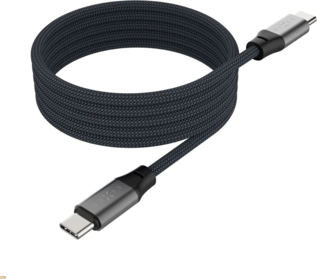 Fixed USB-C apa - USB-C apa 2.0 Adat és töltő kábel 1,2m - Szürke