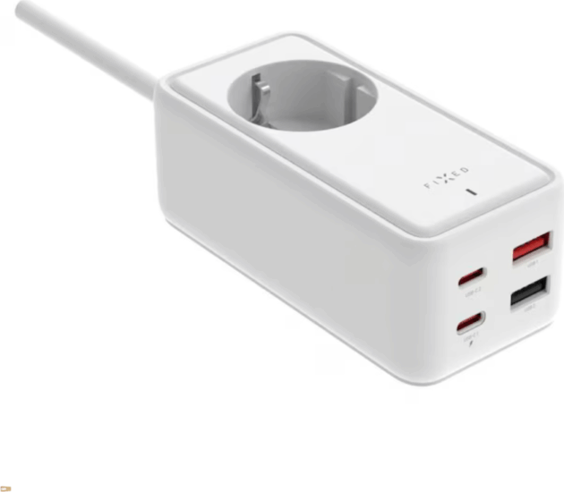 Fixed 250V Túlfeszültség védő elosztó 1 aljzatos 3m- Fehér