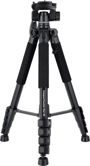 Rollei 23148 Compact Traveler Star S4 háromlábú Kamera állvány (Tripod) - Fekete Rollei 23148 Compact Traveler Star S4 háromlábú Kamera állvány (Tripod) - Fekete