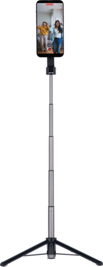 Rollei 23065 Mobiltelefon Univerzális Asztali háromlábú Állvány és szelfibot - Fekete