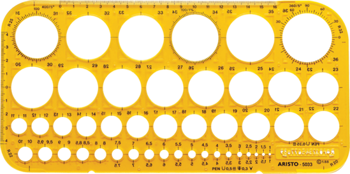 Aristo GEO5033 45 Körös körsablon