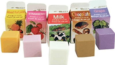 Kikkerland ER05 5 darabos illatos radír - Több színű Kikkerland ER05 5 darabos illatos radír - Több színű