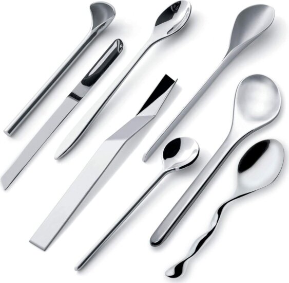 Alessi MSPOONSET Rozsdamentes acél Kávéskanál készlet 8 darabos szett - Inox Alessi MSPOONSET Rozsdamentes acél Kávéskanál készlet 8 darabos szett - Inox