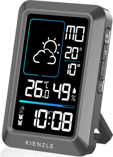 Kienzle Funk LCD Időjárás Állomás - Fekete