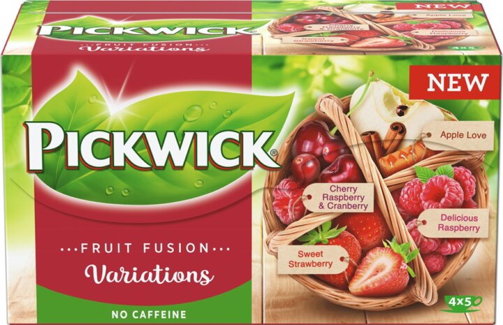 Pickwick Fruit Fusion Variációk Piros Tea 38,75g