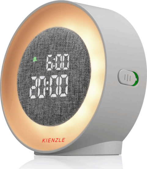 Kienzle Mini LED Kijelzős Ébresztőóra - Fehér