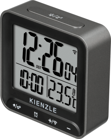 Kienzle Asztali Rádiós Ébresztőóra Digitális Kijelzővel - Fekete