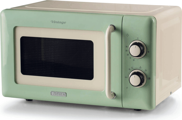 Ariete Vintage Mikrohullámú Sütő 20L 800W - Zöld