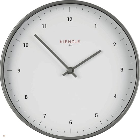 Kienzle 14978 Klasszikus Fém keretes Falióra Ø 25cm - Fehér/ Ezüst Kienzle 14978 Klasszikus Fém keretes Falióra Ø 25cm - Fehér/ Ezüst