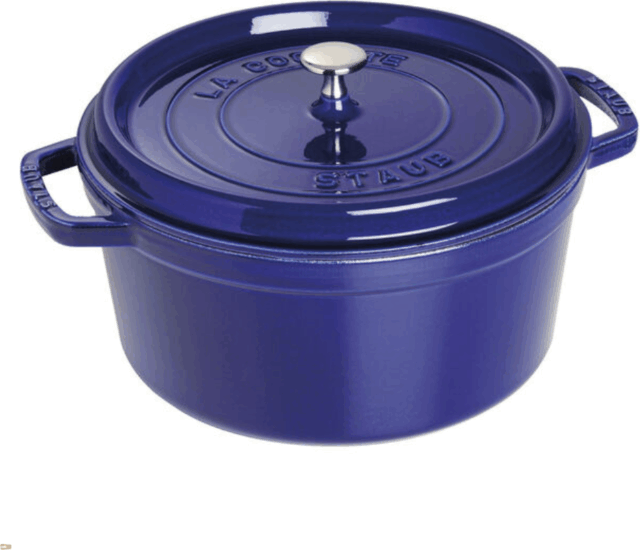 Staub La Cocotte 40510-285-0 Kerek Öntöttvas Edény fedővel Ø 28cm 6,7L - Sötétkék