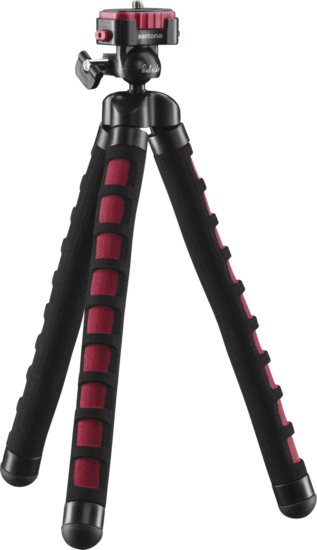 Mantona Kaleido Háromlábú Kamera Állvány (Tripod) - Fekete / Piros