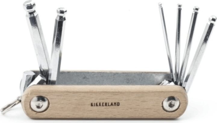 Kikkerland CD117 6az 1ben Multikfunkciós zsebszerszám - Natúr