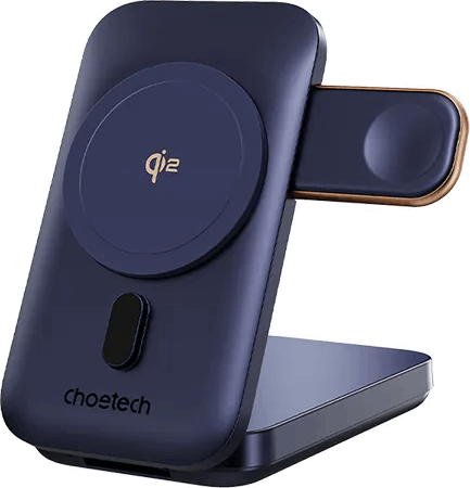 Choetech B750 Qi2 Powerbank és Wireless töltő 10000mAh 20W - Kék