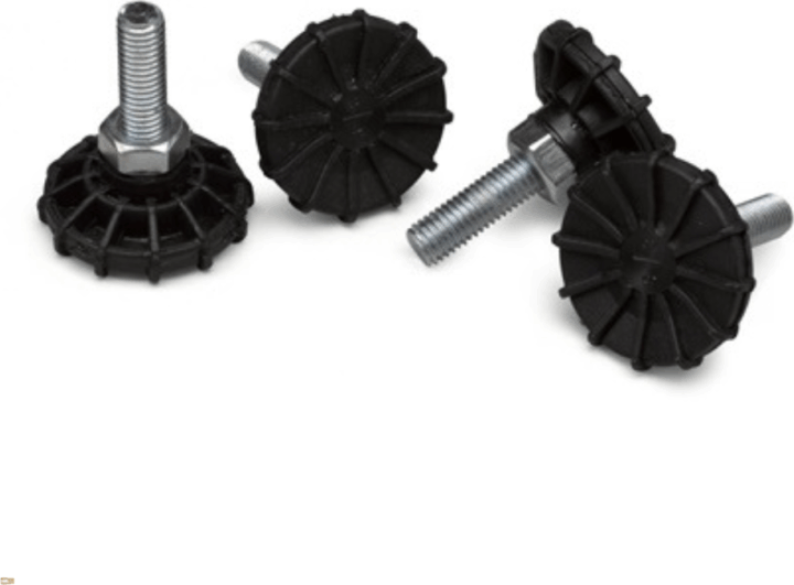 Equip EZF-1 Rack szekrény kiegészítő - Szintező lábak (4db/csomag) - Fekete