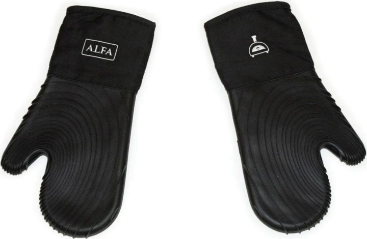 Alfa Forni AC-SETGUANTI Höálló Sütőkesztyű 40cm 2 darab - Fekete