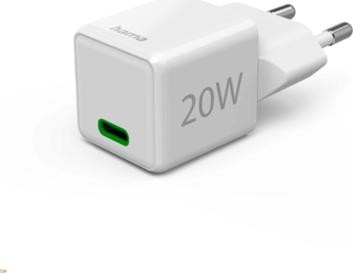Hama USB-C Hálóztai Töltő Adapter 20W - Fehér