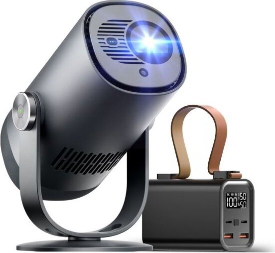Dangbei Freedo Full HD 450 Lumen Hordozható projektor + power bank - Fekete