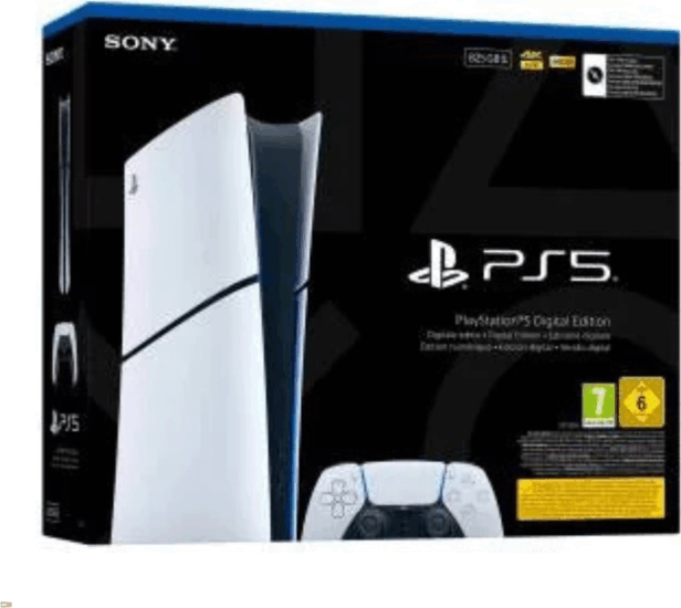 Sony Playstation 5 828GB Slim Digital Edition - Fehér