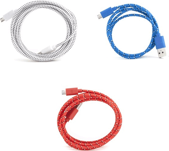 Kikkerland US78-A-EU USB-A apa / USB-B apa Adat és töltőkábel 1.5m - Több színű Kikkerland US78-A-EU USB-A apa / USB-B apa Adat és töltőkábel 1.5m - Több színű