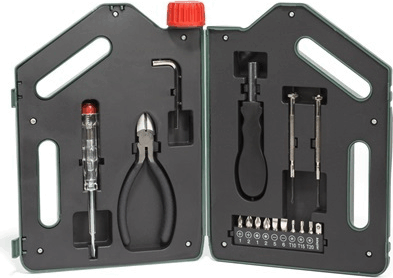 Kikkerland CD520 Szerszámkészlet Motorolaj díszdobozban Kikkerland CD520 Szerszámkészlet Motorolaj díszdobozban