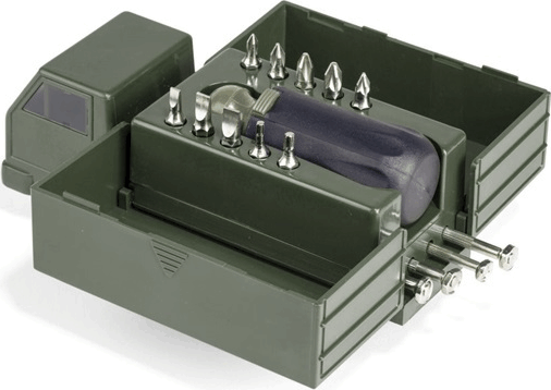 Kikkerland CD521 Szerszámkészlet teherautó formájú dobozban