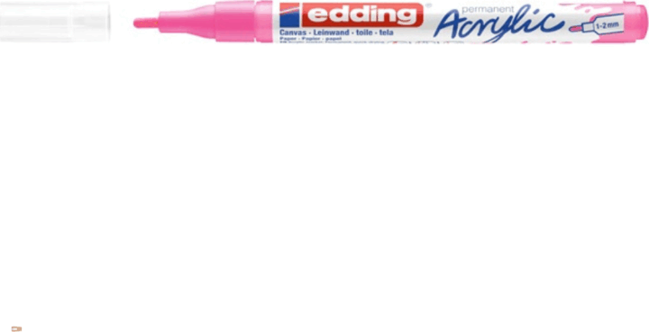 Edding 5300 F 1-2mm Akril Marker - Neon Rózsaszín