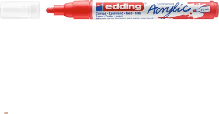 Edding 5100 M 2-3mm Akril Marker - Piros