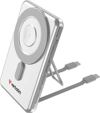 Verbatim 32276 Charge n Go 2C Powerbank 2xUSB-C 5000mAh 20W - Ezüst