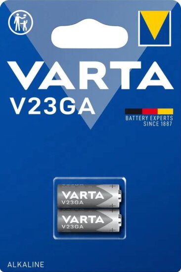 VARTA V23GA 12V Alkáli Riasztóelem (2db / csomag) VARTA V23GA 12V Alkáli Riasztóelem (2db / csomag)