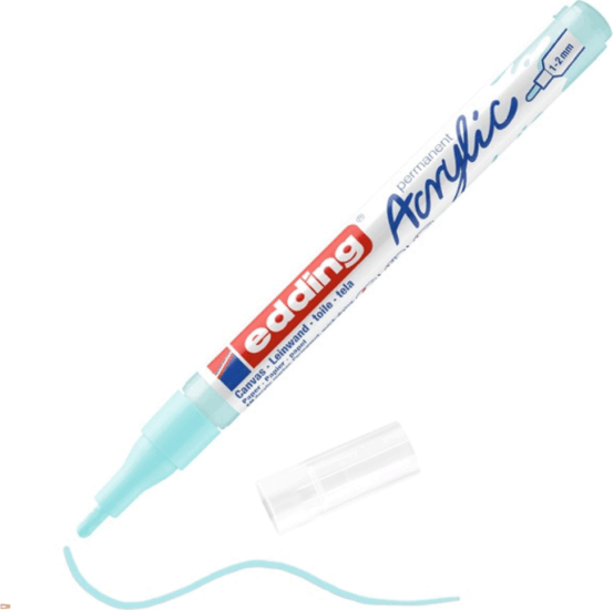 Edding 5300 F 1-2mm Akril Marker - Pasztel Kék