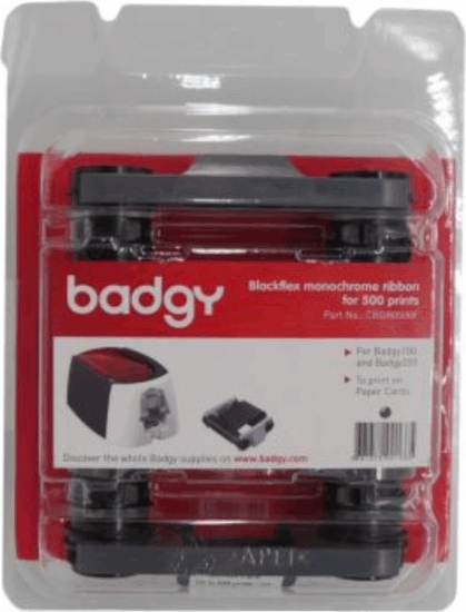 Badgy CBGR0500F nyomtató Festékszalag - Fekete Badgy CBGR0500F nyomtató Festékszalag - Fekete