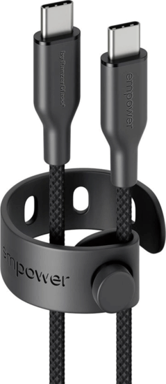 PanzerGlass Empower USB‑C Apa ‑ USB‑C Apa 2.0 Adat És Töltőkábel 2m ‑ Fekete