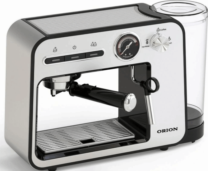 Orion OCM-693B Eszpresszó Kávéfőző 1450 Watt - Fehér / Ezüst
