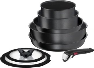 Tefal Ingenio Daily Chef Alumínium Edénykészlet - Fekete (8 részes)
