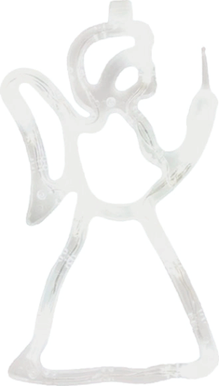 Home by Somogyi KID 413 LED Angyal ablakdísz karácsonyi dekoráció 19cm