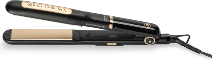 Imetec 11915 Gőzölős Hajvasaló Kerámia Bevonattal 230°C - Fekete / Arany