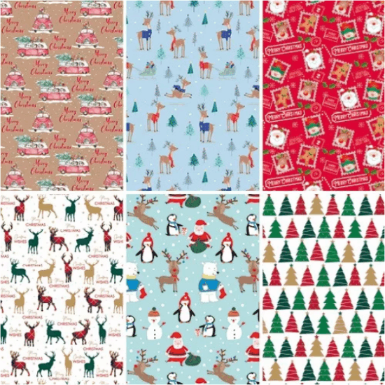 Karácsonyi tekercs csomagolópapír (70 x 200 cm) - Többféle