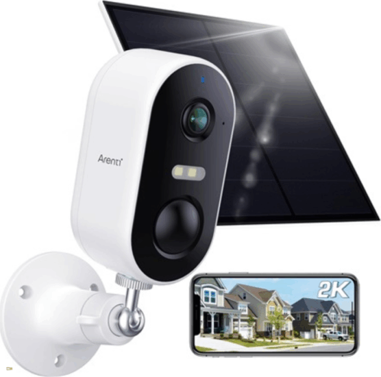 Arenti GO1+SP2 2.4mm 3MP kültéri Okos kompakt fali kamera - Fehér Arenti GO1+SP2 2.4mm 3MP kültéri Okos kompakt fali kamera - Fehér