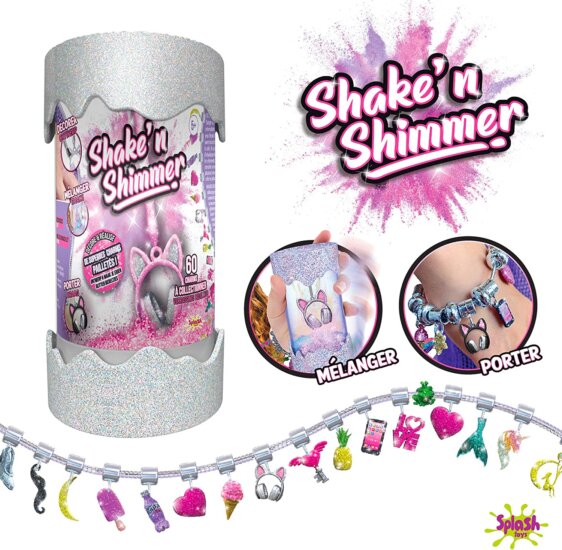 Diramix Shake n Shimmer Csillámos karkötő készítő szett - Többféle