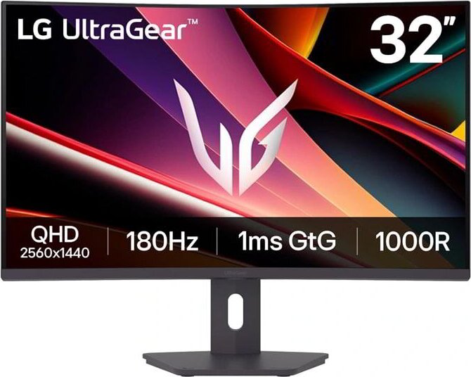 LG 32" 32G600A-B.AEUQ QHD VA 16:9 Ívelt Gaming Monitor - Fekete