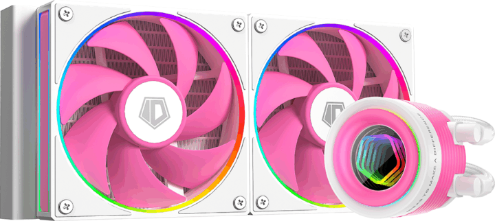 ID-Cooling FX240 INF PINK A-RGB Univerzális CPU Vízhűtés - Rózsaszín