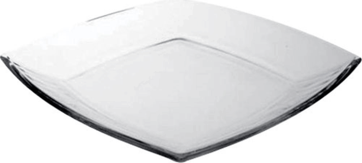 Tokio szögletes Desszert tányér 26,5 cm - Átlátszó