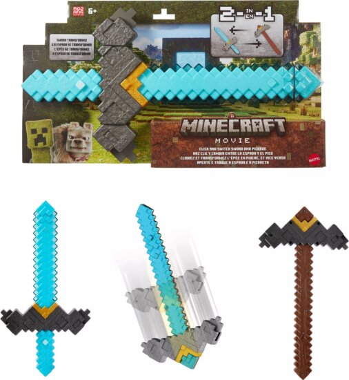 Minecraft Egy Minecraft film Átalakuló kard - 25 cm