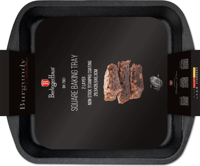 Berlinger Haus BH/7901 2 literes Tapadásmentes Tepsi 29,5 x 26,5 cm - Bordó