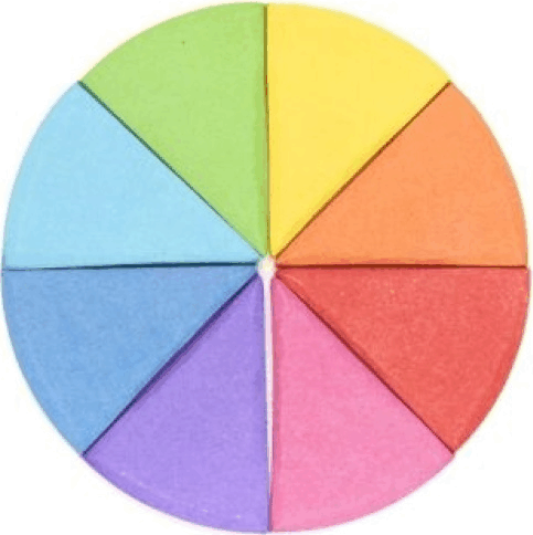 Kikkerland ST115 Oldaljelölő címkék (100 címke / csomag) - Többszínű