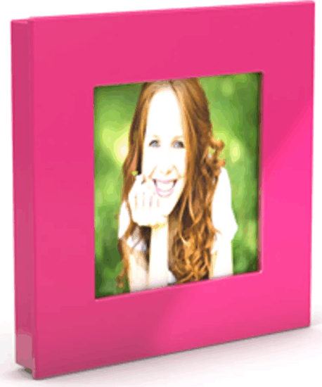 Dahle Mega XL 75x75 mm Mágnes képkeret - Rózsaszín